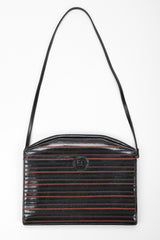 Recess Los Angeles Vintage Fendi Slim Embroidered Leather Shoulder Bag