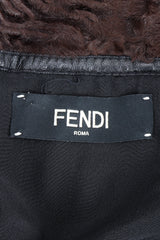 Vintage Fendi Persian Lamb label