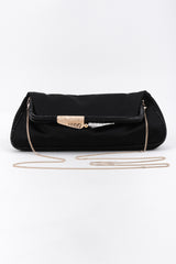 Recess Los Angeles Vintage Fendi Satin Snake Baguette Clutch Bag