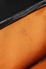 Recess Los Angeles Vintage Fendi Satin Snake Baguette Clutch Bag