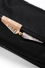 Recess Los Angeles Vintage Fendi Satin Snake Baguette Clutch Bag