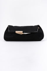 Recess Los Angeles Vintage Fendi Satin Snake Baguette Clutch Bag