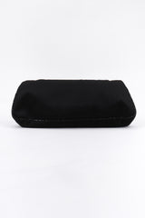 Recess Los Angeles Vintage Fendi Satin Snake Baguette Clutch Bag