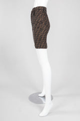 Recess Los Angeles Vintage Fendi FF Zucca Monogram Miniskirt