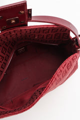 Recess Designer Consignment Vintage Fendi Zucca Zucchino Canvas Monogram Baguette Shoulder Bag Los Angeles Resale