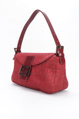 Recess Designer Consignment Vintage Fendi Zucca Zucchino Canvas Monogram Baguette Shoulder Bag Los Angeles Resale