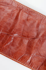 Vintage Fendi Fendissime Obi Crocodile leather detail