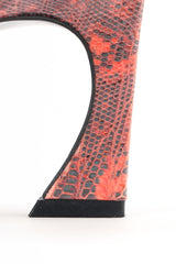 Recess Los Angeles Designer Consignment Resale Recycled Vintage Fendi Square Toe Strappy Snake Sandals