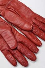 Recess Los Angeles Vintage Fendi Kid Leather Fur Trim Gloves