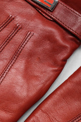 Recess Los Angeles Vintage Fendi Kid Leather Fur Trim Gloves