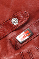 Recess Los Angeles Vintage Fendi Kid Leather Fur Trim Gloves