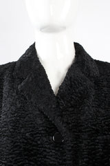 Vintage Fendi Faux Astrakhan Curly Lamb Coat on Mannequin collar at Recess Los Angeles