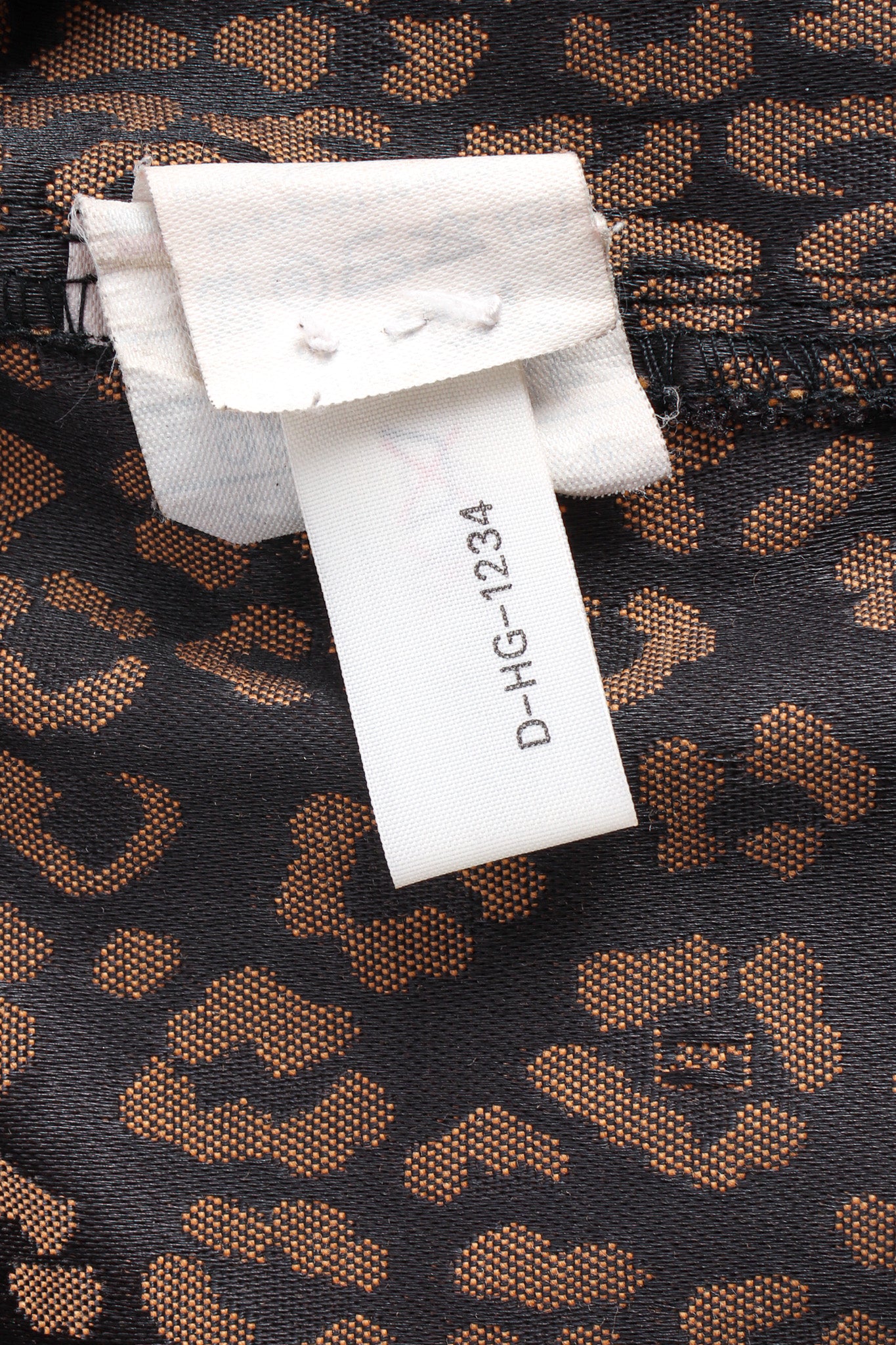 Vintage Fendi Leopard Signed Logo Print Jacket tag @ Recess LA