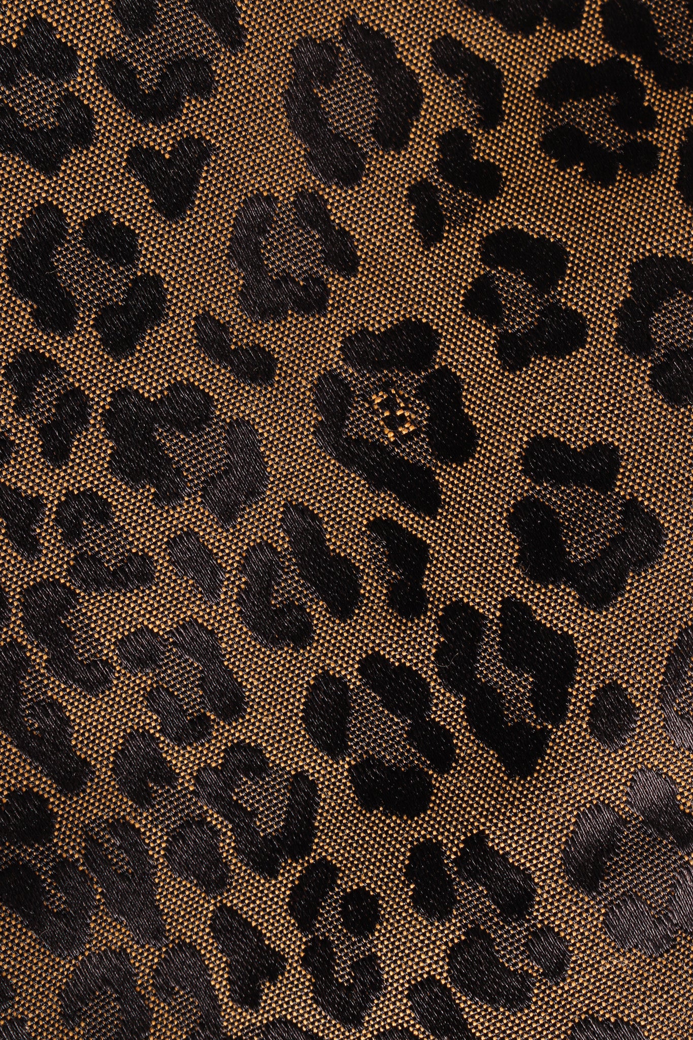 Vintage Fendi Leopard Signed Logo Print Jeans signed print @ Recess LA