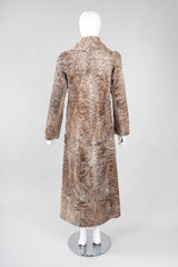 Recess Los Angeles Vintage Louis Feraud Reversible Shearling Persian Lamb Fur Coat