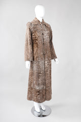 Recess Los Angeles Vintage Louis Feraud Reversible Shearling Persian Lamb Fur Coat