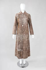 Recess Los Angeles Vintage Louis Feraud Reversible Shearling Persian Lamb Fur Coat