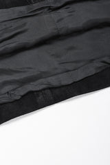 Recess Los Angeles Vintage Salvatore Ferragamo Suede Patent Leather Triangle Applique Pencil Skirt