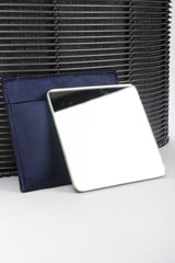 Recess Designer Consignment Vintage Ferragamo Gunmetal Metal Cage Mini Tote Bag Los Angeles Resale