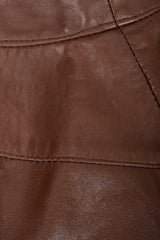 Vintage Firenze Santa Barbara Leather jacket leather texture at sleeves