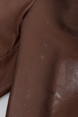 Vintage Firenze Santa Barbara Leather pant stains on left thigh