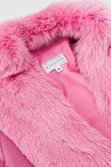 Vintage Saks Fifth Ave Folio Collection Fox Fur Collar detail at Recess Los Angeles