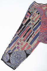 Recess Designer Consignment Vintage Frances La Vie Mosaic Dolman Shift Dress Los Angeles Resale