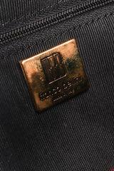 Recess Los Angeles Vintage Franco Bellini Suede Jeweled Crystal Handle Handbag