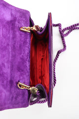 Recess Designer Consignment Vintage Fred Hayman Jeweled Jaguar Convertible Lizard Clutch Bag Los Angeles Resale