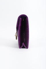 Recess Designer Consignment Vintage Fred Hayman Jeweled Jaguar Convertible Lizard Clutch Bag Los Angeles Resale