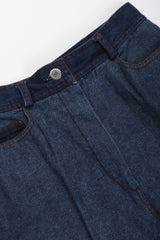 Recess Los Angeles Vintage Future Ozkek Reverse Denim Jacket & Pant Set Canadian Tuxedo