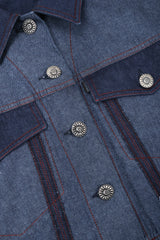 Recess Los Angeles Vintage Future Ozkek Reverse Denim Jacket & Pant Set Canadian Tuxedo