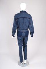 Recess Los Angeles Vintage Future Ozkek Reverse Denim Jacket & Pant Set Canadian Tuxedo