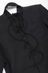 Recess Designer Consignment Vintage Future Ozbek Matrix Maxi Coat Dress Los Angeles Resale