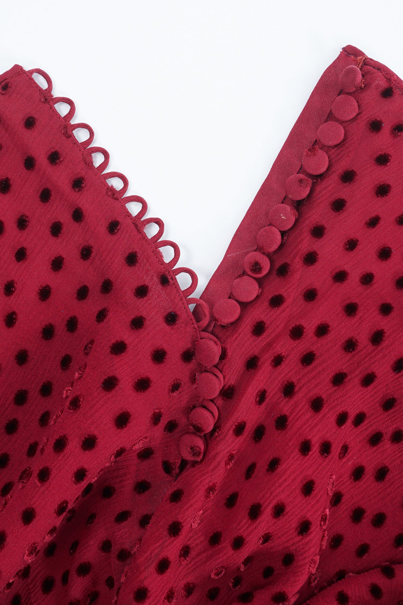 Vintage John Galliano Bias Burnout Camisole & Skirt Set buttons at Recess Los Angeles