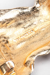 Recess Los Angeles Gay Boyer Gold Metal Striped Panther Belt