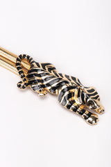 Recess Los Angeles Gay Boyer Gold Metal Striped Panther Belt