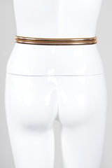 Recess Los Angeles Gay Boyer Gold Metal Striped Panther Belt