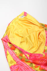 Recess Los Angeles Vintage Geno California Silk Tiki Rose Top & Skirt Set