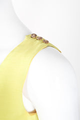 Recess Los Angeles Vintage Geno California Silk Tiki Rose Top & Skirt Set