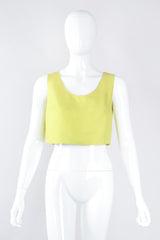 Recess Los Angeles Vintage Geno California Silk Tiki Rose Top & Skirt Set