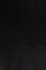 Vintage Geoffrey Beene Accent Cut Out Wool Dress front V panel @ Recess LA
