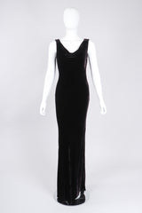 Recess Los Angeles Vintage Ghost 90s Bias Cut Velvet Cowl Slip Dress