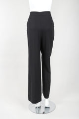 Recess Vintage Gianfranco Ferre Black Pant Back View on Mannequin