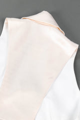 Vintage Gianfranco Ferre Silk Tuxedo Vest back @ Recess Los Angeles