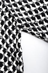 Recess Los Angeles Vintage Gianfranco Ferre Graphic Black And White Double Breasted Jacket Double Pleat Pants