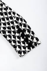 Recess Los Angeles Vintage Gianfranco Ferre Graphic Black And White Double Breasted Jacket Double Pleat Pants