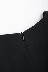 Recess Los Angeles Vintage Gianfranco Ferre Ruffle Cuff Hi Slit Sheath Gown