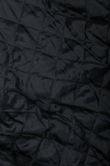 Recess Los Angeles Vintage Giancfranco Ferre Avant Garde Wrap Turquoise Short Jacket Hood Front Slit Leather Ties Fuzzy Lining Inner Quilting Puffy