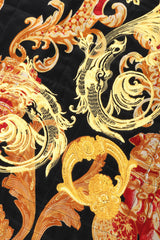 Recess Los Angeles Vintage Gianfranco Ferre Baroque Quilted Embroidered Skirt & Wrap Set